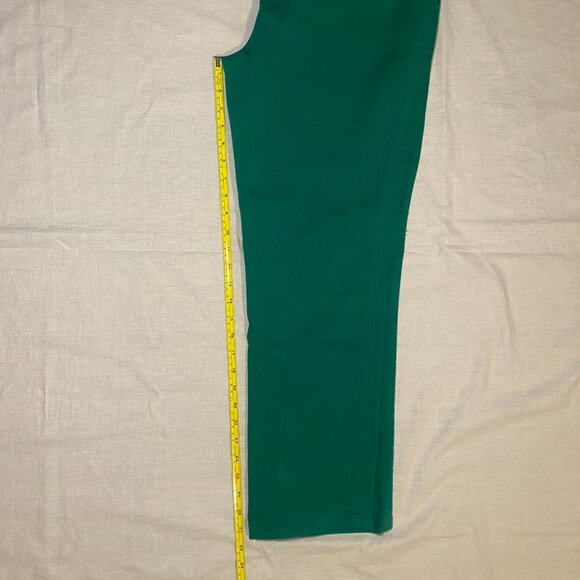 Croft & Barrow Effortless Stretch Pant Green Pull-On 12 Comfort Office EUC - Picture 8 of 11